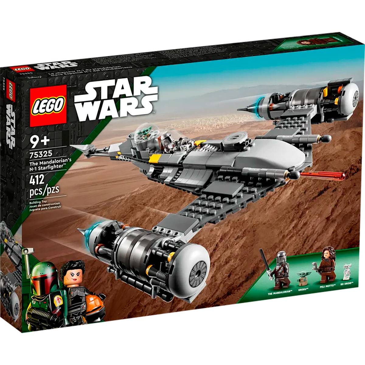 LEGO Star Wars: O Starfighter N-1 do Mandalorian | Idades 9+ | 412 Peças | Item 75325