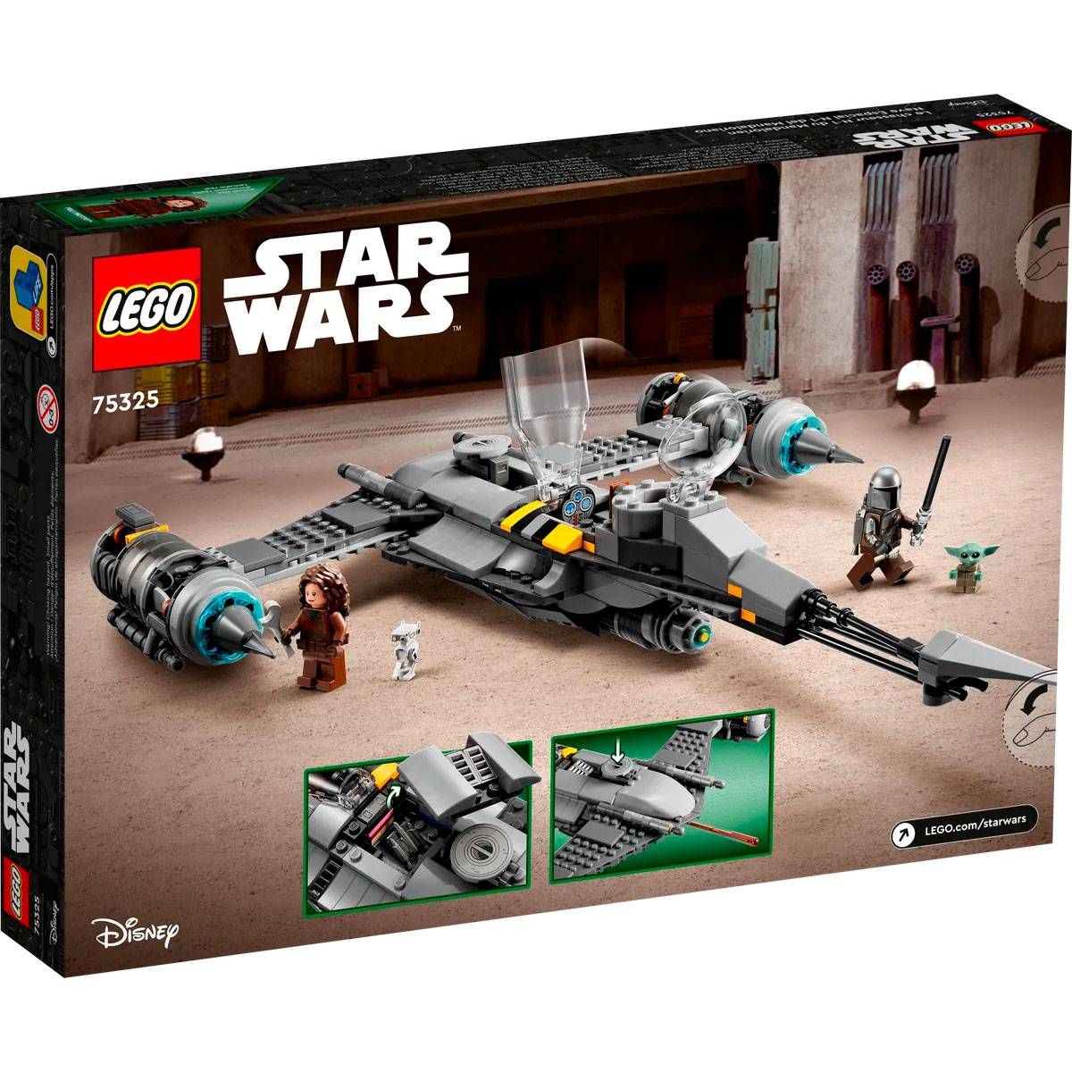 LEGO Star Wars: O Starfighter N-1 do Mandalorian | Idades 9+ | 412 Peças | Item 75325