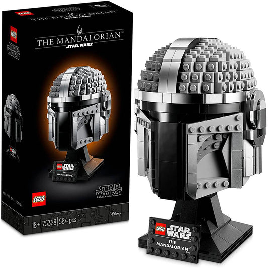 LEGO Star Wars: Capacete do Mandaloriano | Idades 18+ | 584 Peças | Item 75328