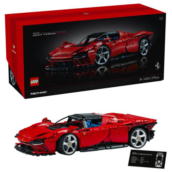 LEGO Technic: Ferrari Daytona SP3 | Idades 18+ | 3778 Peças | Item 42143