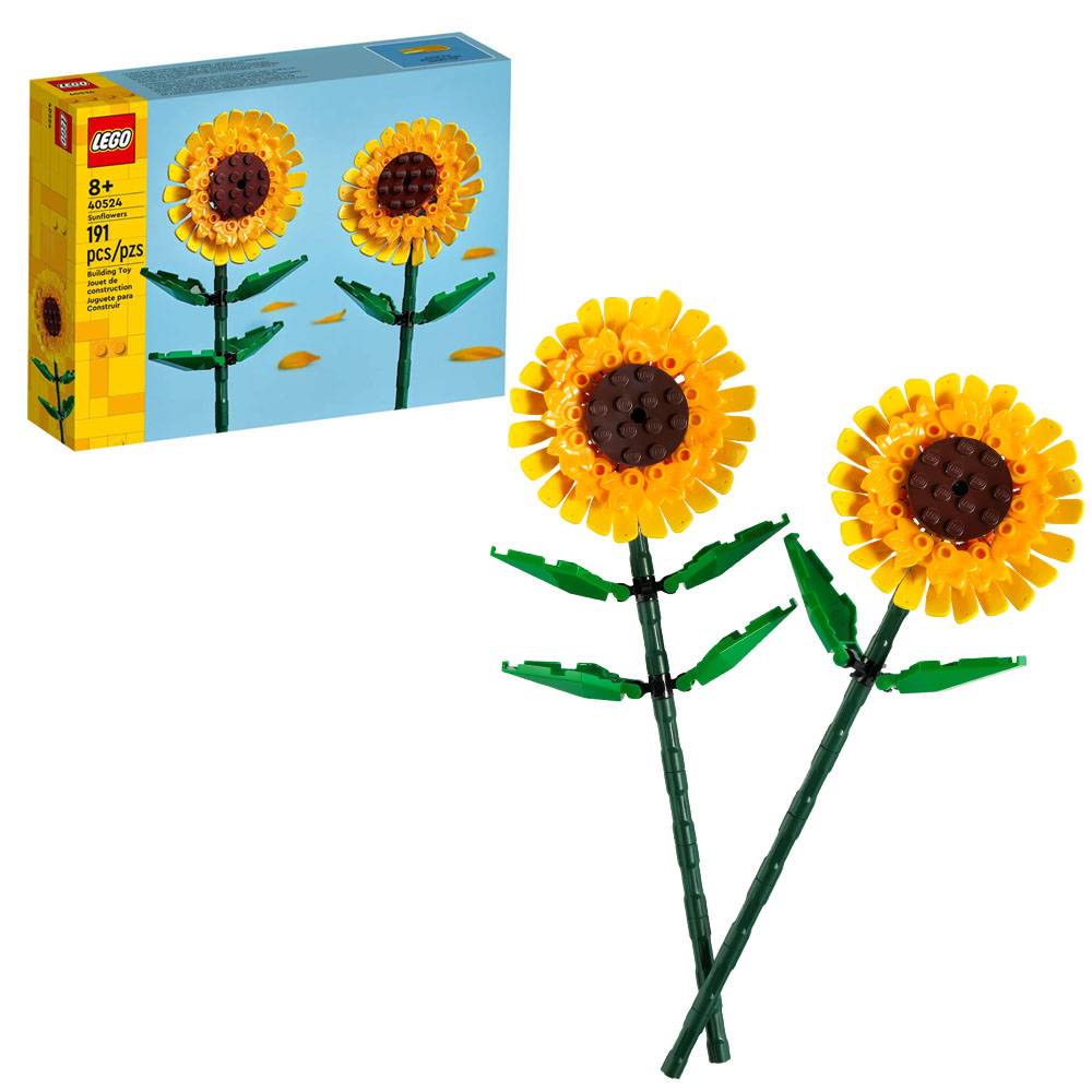 LEGO: Girassóis | Idades 8+ | 191 Peças | Item 40524
