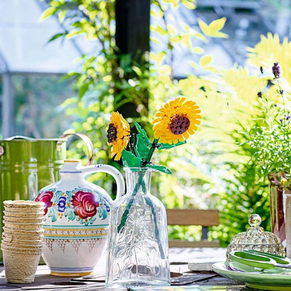 LEGO: Girassóis | Idades 8+ | 191 Peças | Item 40524