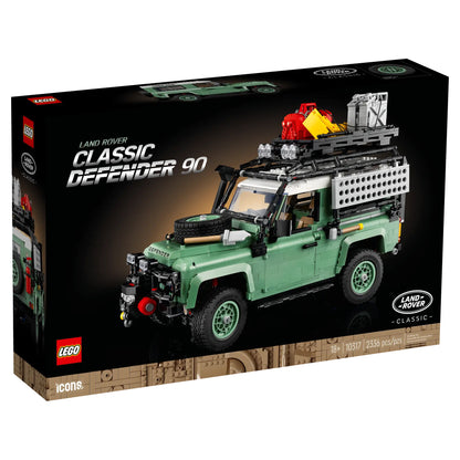 LEGO ICONS: Land Rover Classic Defender 90 | Idades 18+ | 2336 Peças | Item 10317