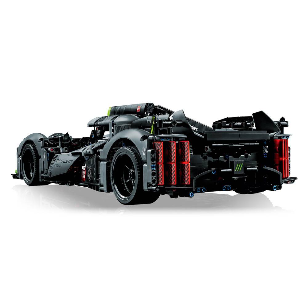 LEGO Technic: PEUGEOT 9X8 24H Le Mans Hybrid Hypercar | Idades 18+ | 1775 Peças | Item 42156
