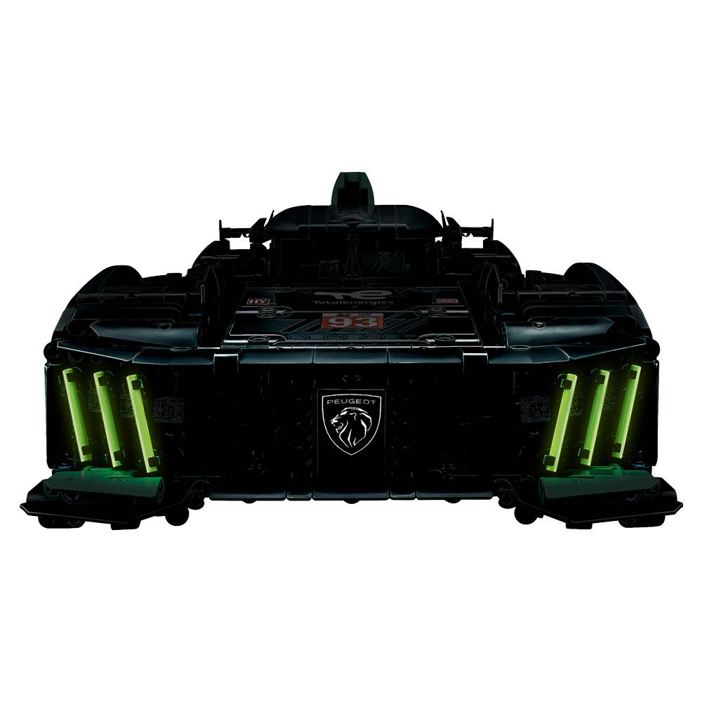 LEGO Technic: PEUGEOT 9X8 24H Le Mans Hybrid Hypercar | Idades 18+ | 1775 Peças | Item 42156