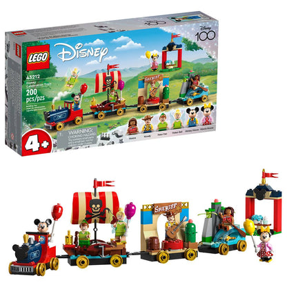 LEGO Disney: Comboio de Celebração da Disney | Idades 4+ | 200 Peças | Item 43212