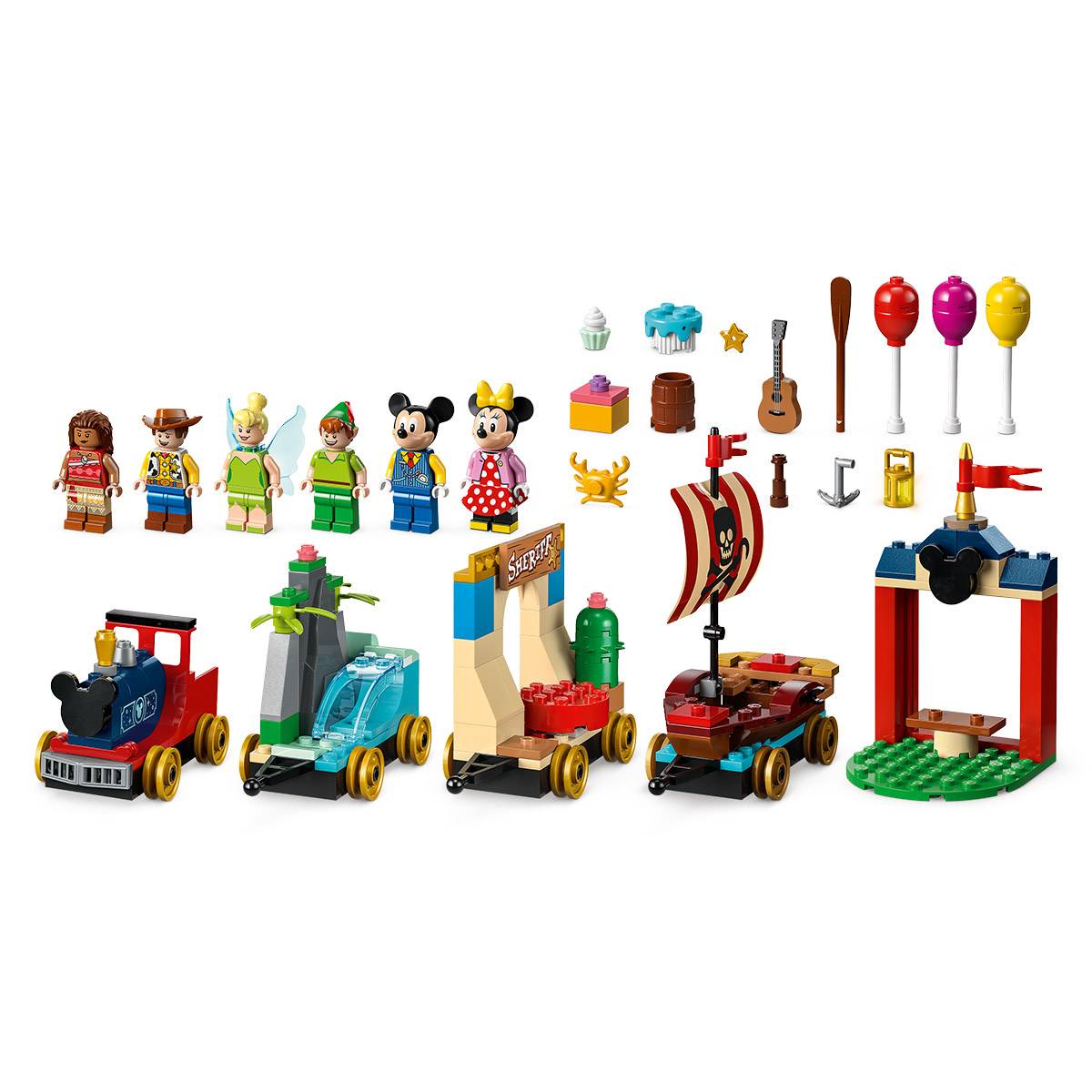 LEGO Disney: Comboio de Celebração da Disney | Idades 4+ | 200 Peças | Item 43212