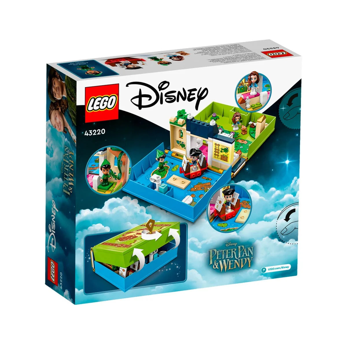 LEGO Disney: Peter Pan & Wendys Storybook Adventure | Idades 5+ | 102 Peças | Item 43220