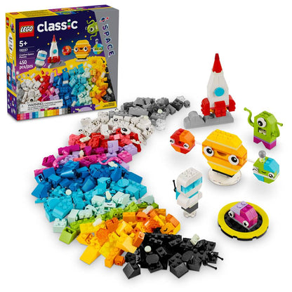 LEGO Classic: Planetas do Espaço Criativos | Idades 5+ | 450 Peças | Item 11037