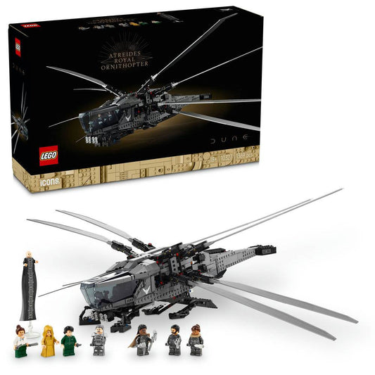 LEGO ICONS: Dune – Atreides Royal Ornithopter | Idades 18+ | 1369 Peças | Item 10327