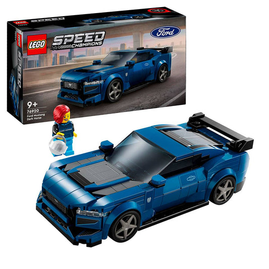 LEGO Speed Champions: Carro Desportivo Ford Mustang Dark Horse | Idades 9+ | 344 Peças | Item 76920
