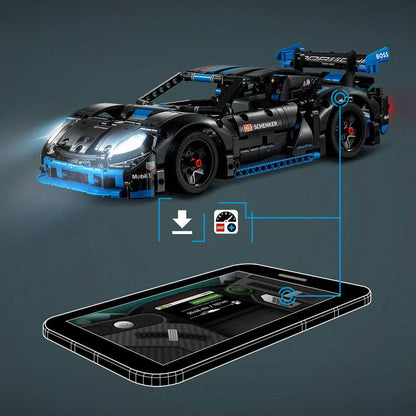 LEGO Technic: Carro de Corrida Porsche GT4 e-Performance | Idades 10+ | 834 Peças | Item 42176
