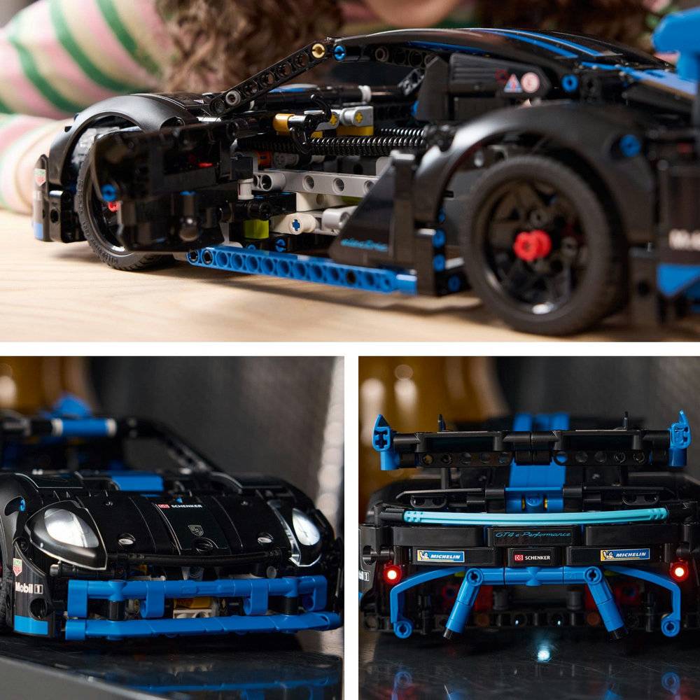 LEGO Technic: Carro de Corrida Porsche GT4 e-Performance | Idades 10+ | 834 Peças | Item 42176
