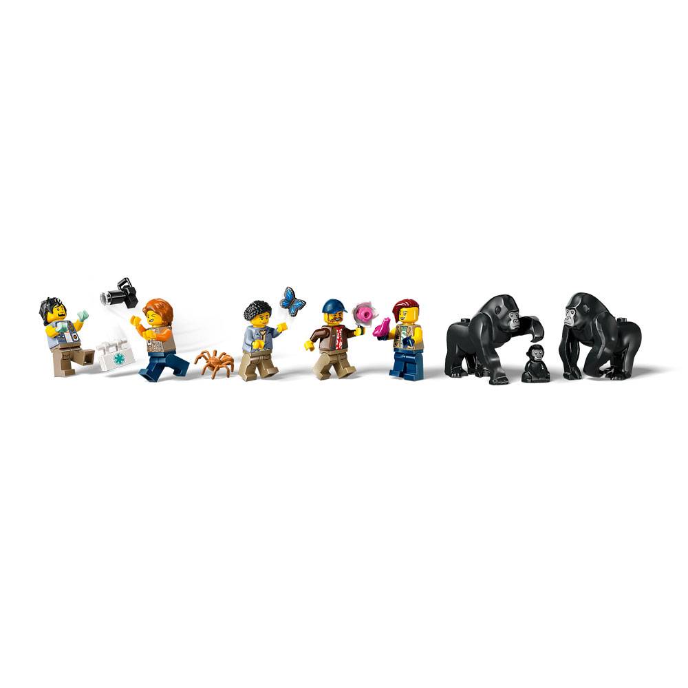 LEGO City: Helicóptero Explorador da Selva no Acampamento | Idades 8+ | 881 Peças | Item 60437