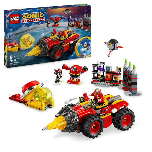 LEGO Sonic: Super Sonic vs. Egg Drillster | Idades 8+ | 590 Peças | Item 76999