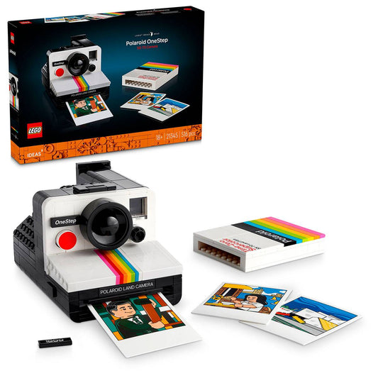 LEGO Ideas: Câmara Polaroid OneStep SX-70 | Idades 18+ | 516 Peças | Item 21345
