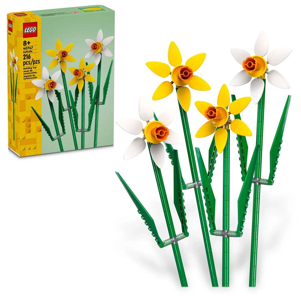 LEGO: Narcisos | Idades 8+ | 216 Peças | Item 40747