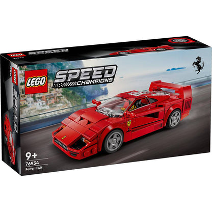 LEGO Speed Champions: Supercarro Ferrari F40 | Idades 9+ | 318 Peças | Item 76934