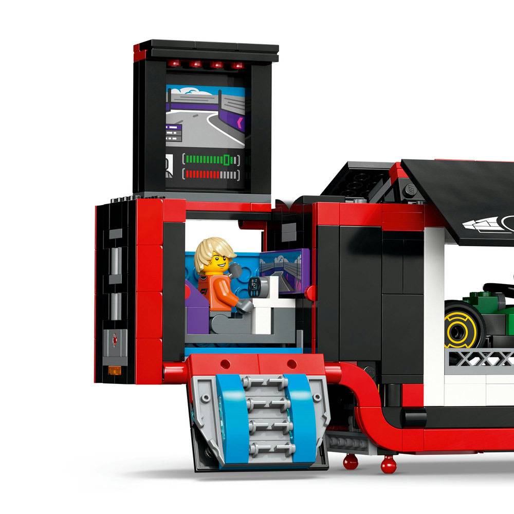 LEGO City: Camião de F1® com Carros de F1® RB20 e AMR24 | Idades 8+ | 1086 Peças | Item 60445