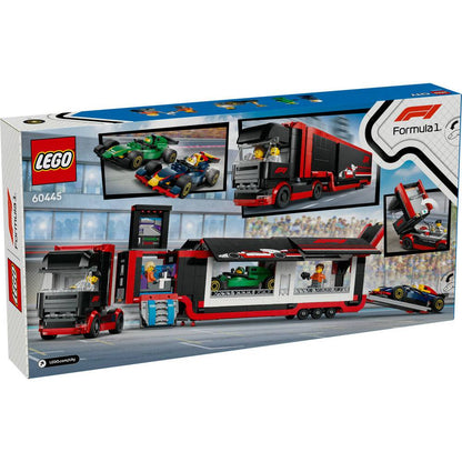 LEGO City: Camião de F1® com Carros de F1® RB20 e AMR24 | Idades 8+ | 1086 Peças | Item 60445