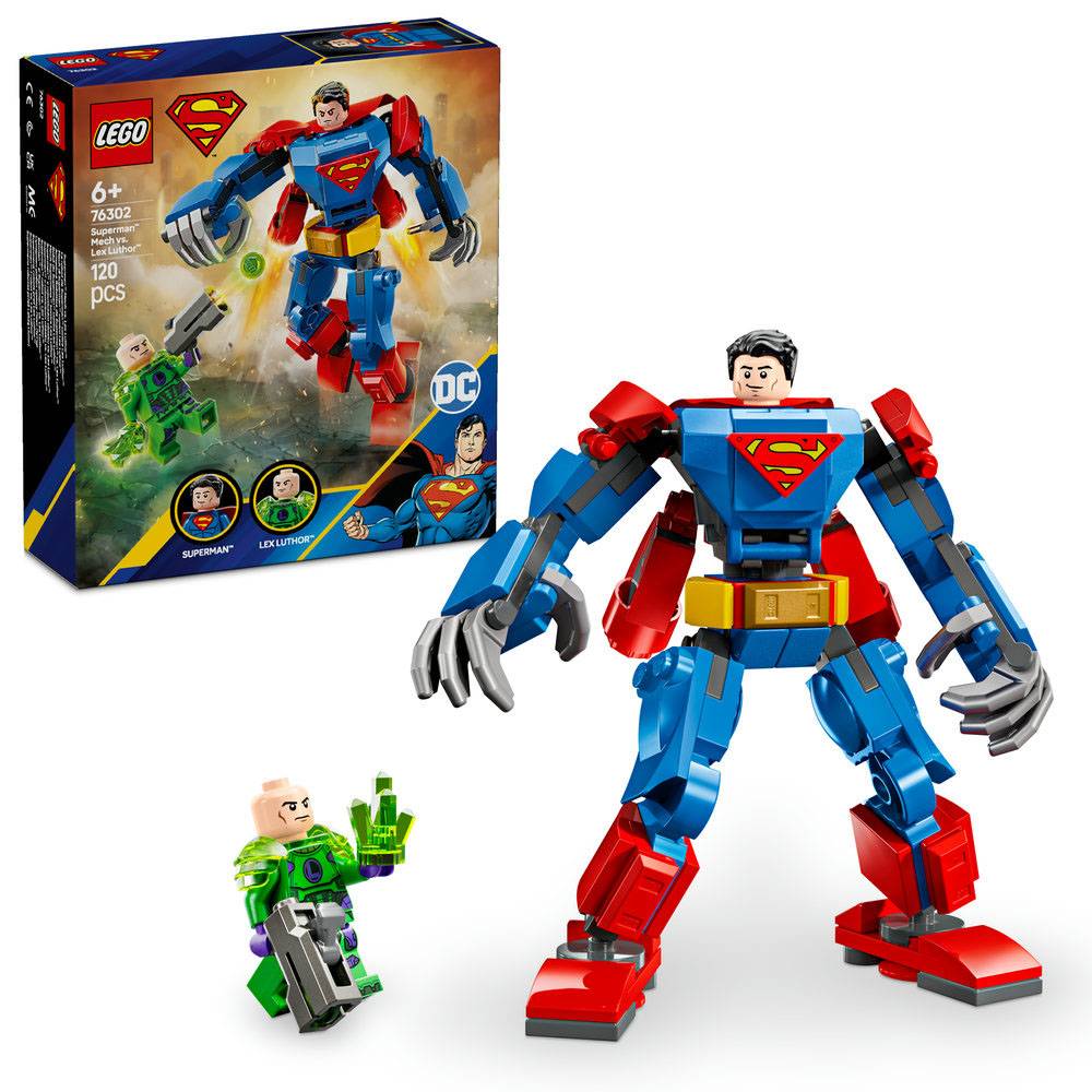 LEGO DC: Robô do Superman contra Lex Luthor | Idades 6+ | 120 Peças | Item 76302_3