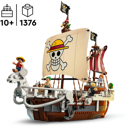 LEGO One Piece: O Navio Pirata Going Merry | Idades 10+ | 1376 Peças | Item 75639
