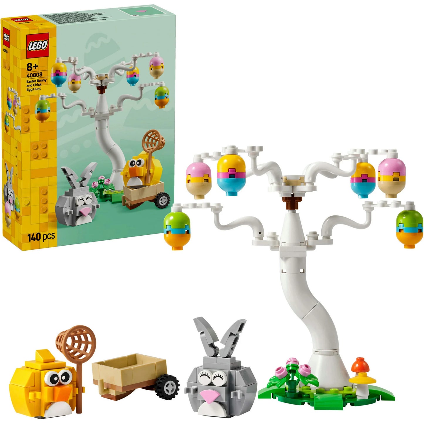 LEGO Páscoa Caça aos Ovos do Coelhinho e Pintainho 40808