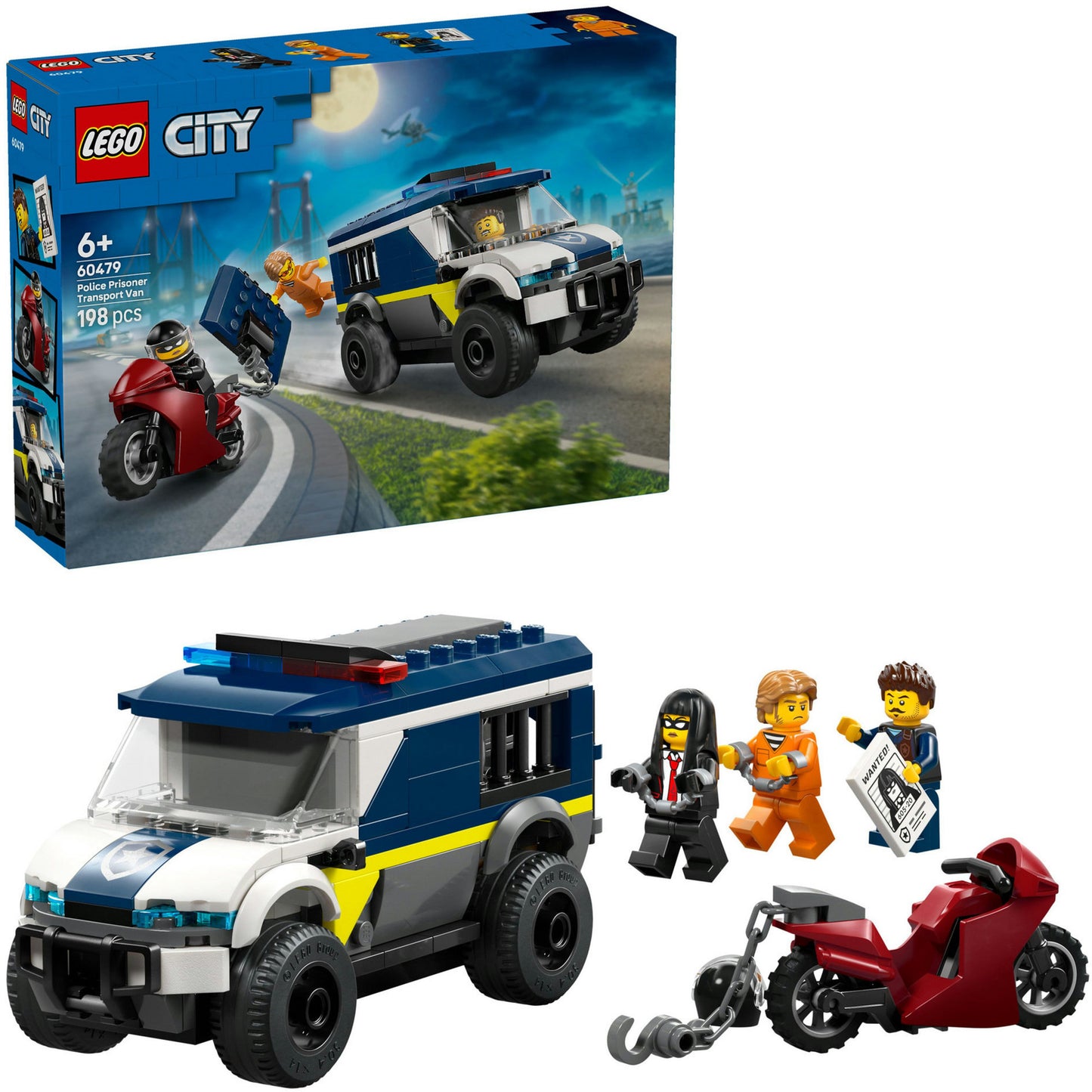 LEGO City Carrinha de Transporte de Prisioneiros da Polícia 60479