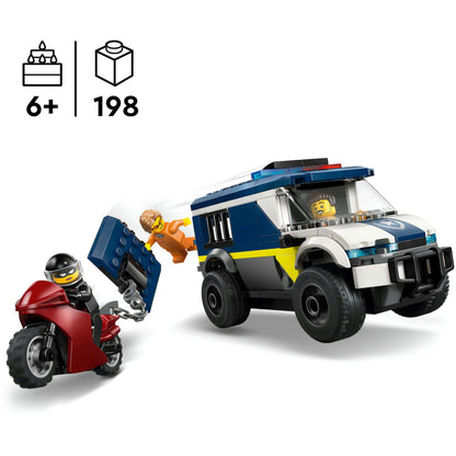 LEGO City Carrinha de Transporte de Prisioneiros da Polícia 60479