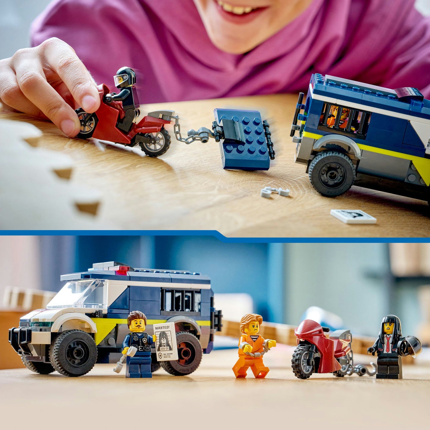 LEGO City Carrinha de Transporte de Prisioneiros da Polícia 60479