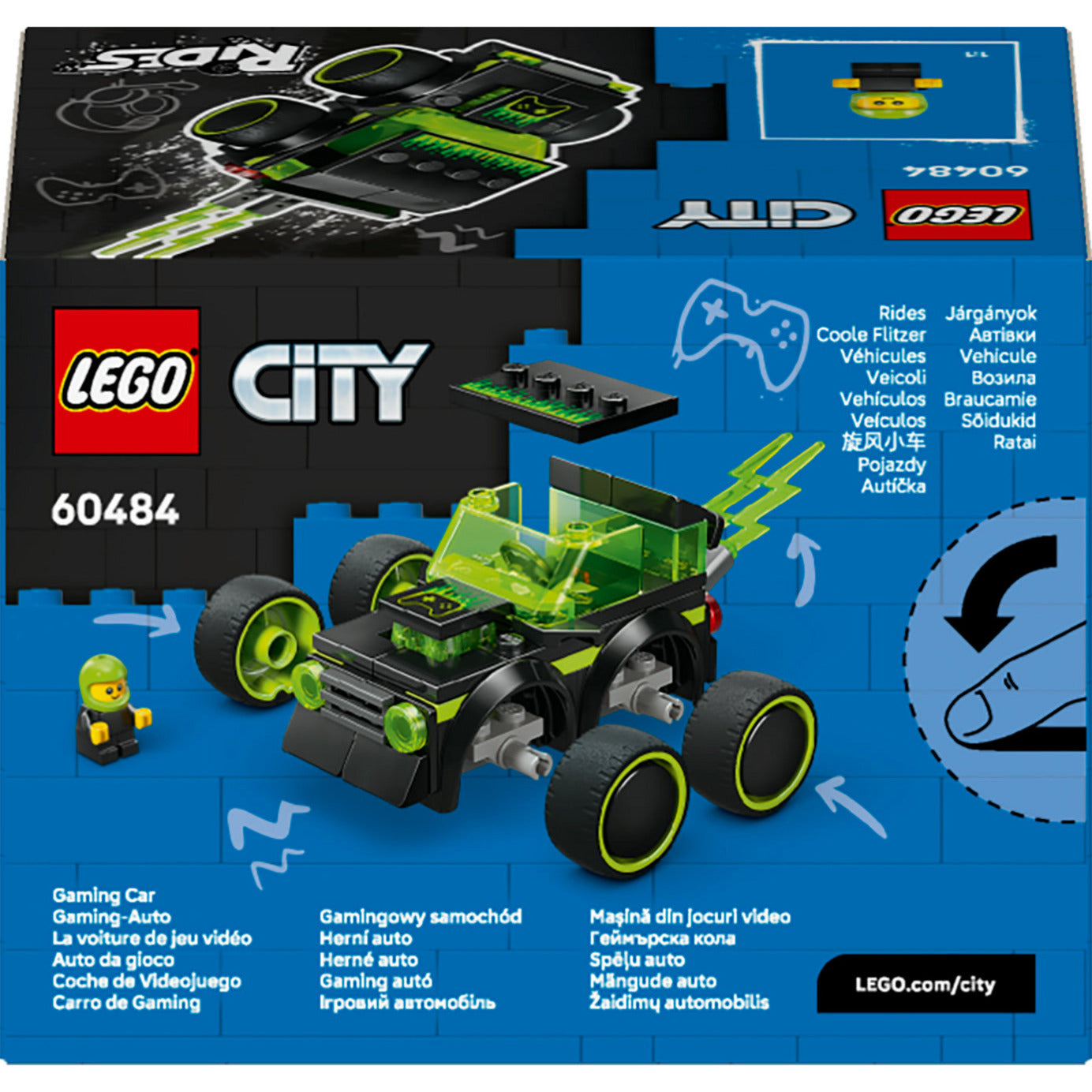 LEGO City Carro de Corrida Gaming 60484