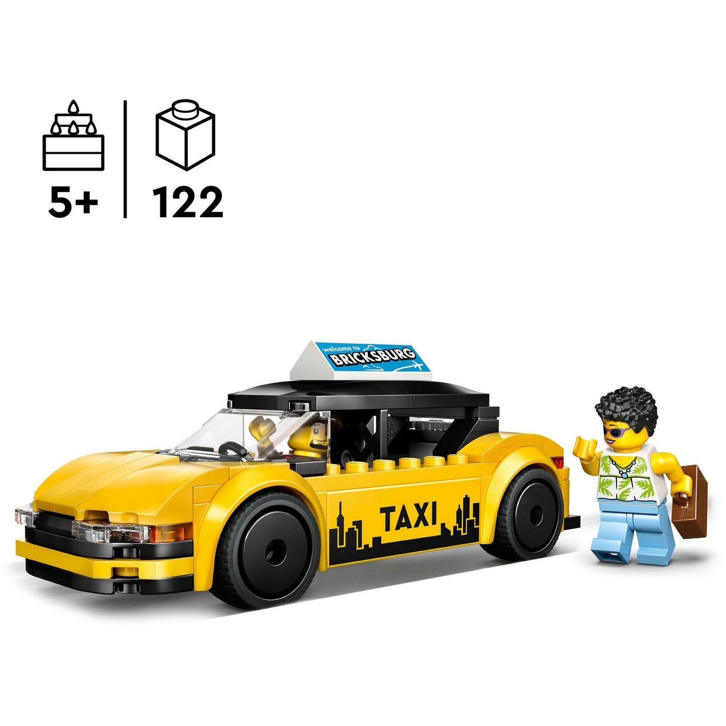 LEGO City Táxi Amarelo 60487