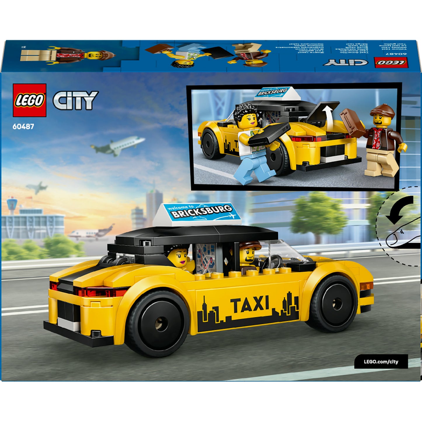 LEGO City Táxi Amarelo 60487