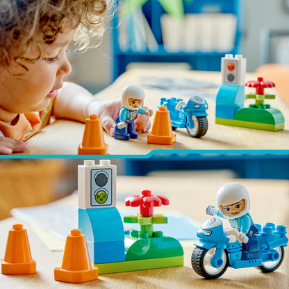 LEGO DUPLO Town Mota da Polícia Azul 10471