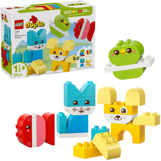LEGO DUPLO My First Animais Criativos Adoráveis 3 em 1 10477