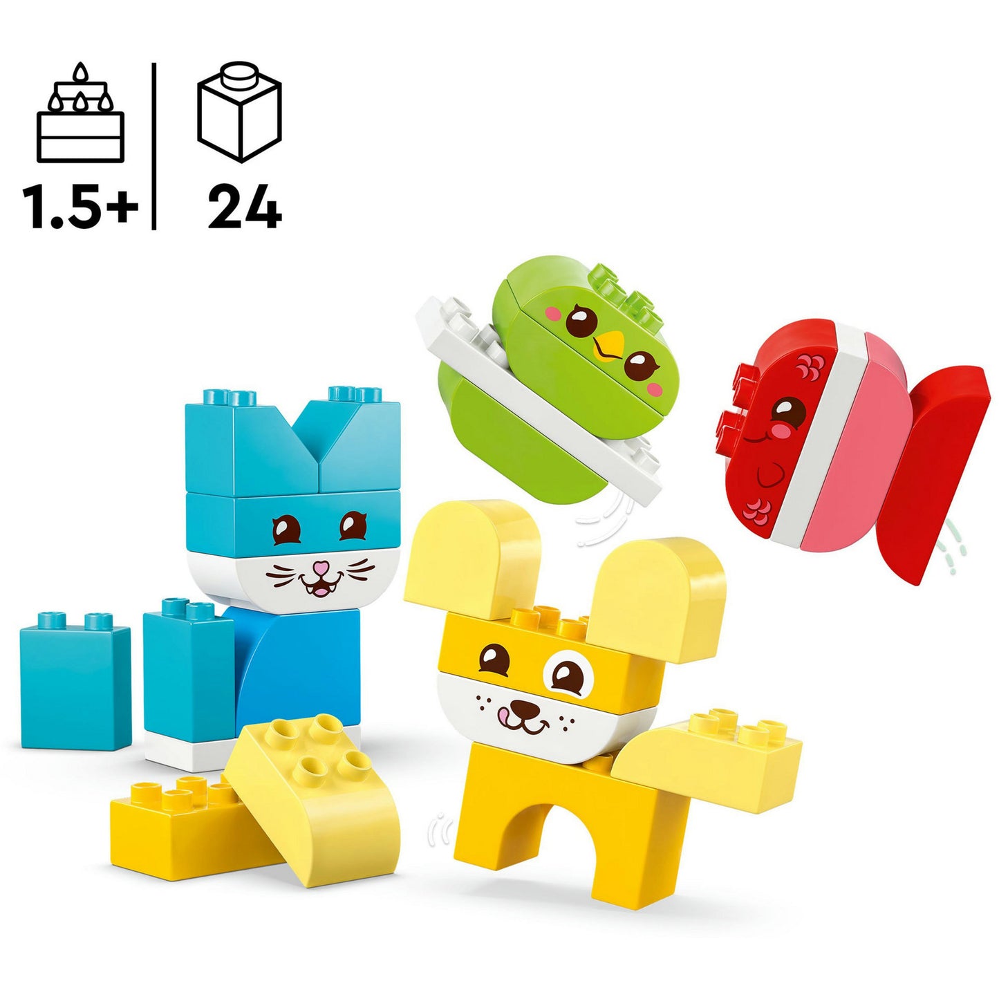 LEGO DUPLO My First Animais Criativos Adoráveis 3 em 1 10477