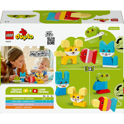 LEGO DUPLO My First Animais Criativos Adoráveis 3 em 1 10477