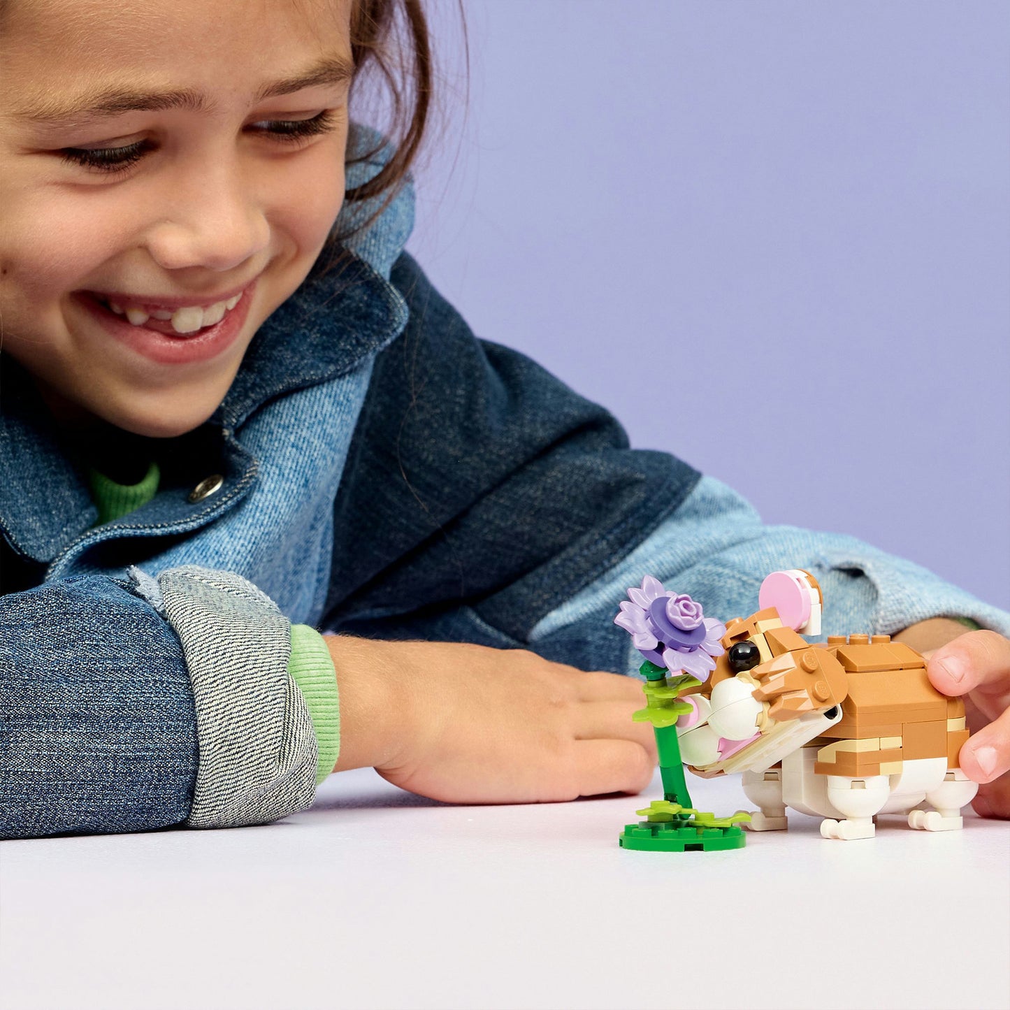 LEGO Creator 3-in-1 Hamster Fofo com Flor 31376 166 Peças
