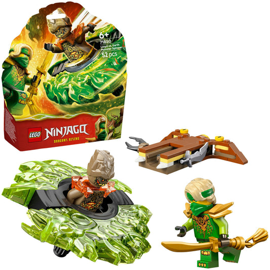 LEGO NINJAGO Lloyd Contra Spinner de Monstro de Terra 71850