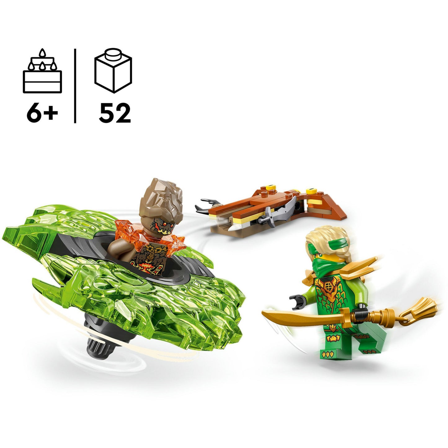LEGO NINJAGO Lloyd Contra Spinner de Monstro de Terra 71850