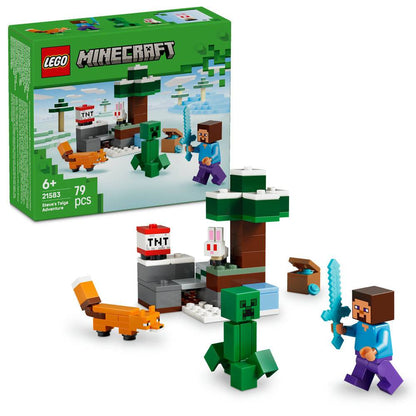 LEGO Minecraft Aventura em Taiga do Steve 79 Peças