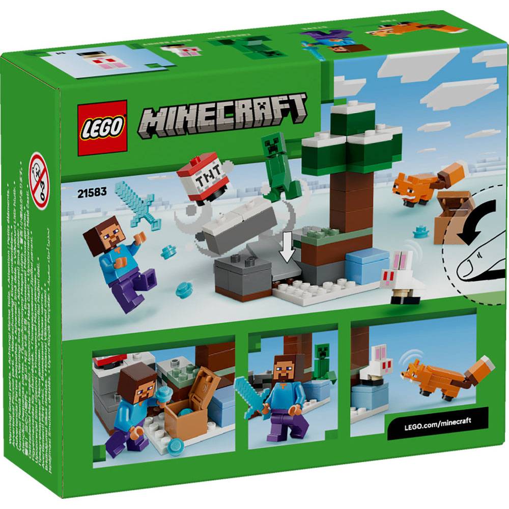 LEGO Minecraft Aventura em Taiga do Steve 79 Peças