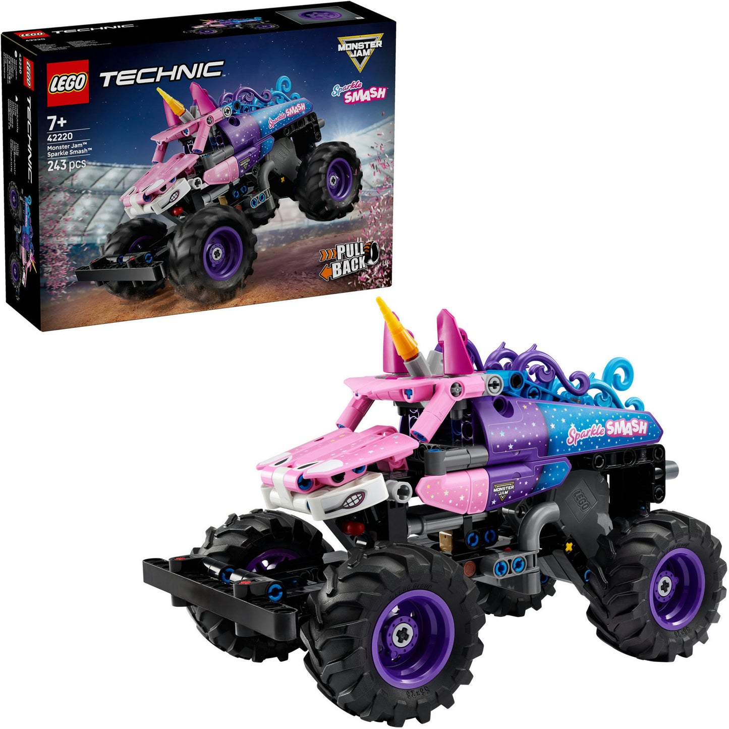LEGO Technic Monster Jam Sparkle Smash Pull Back 42220