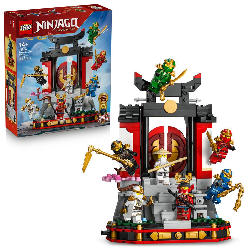 LEGO NINJAGO 71866 Exposição de Personagens Ninja 447 Peças