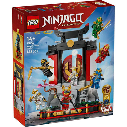 LEGO NINJAGO 71866 Exposição de Personagens Ninja 447 Peças