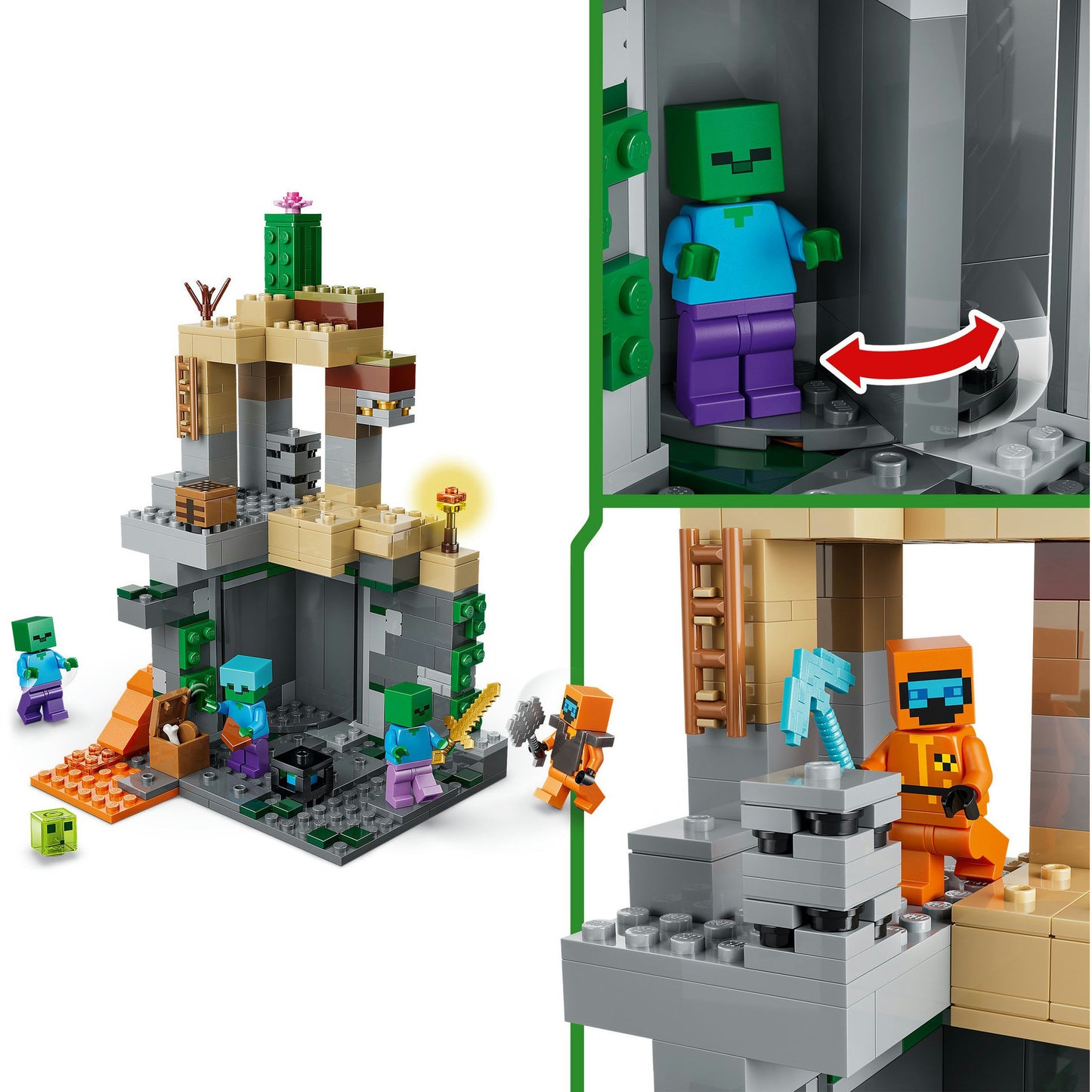 LEGO Minecraft Masmorra de Zombies 21587