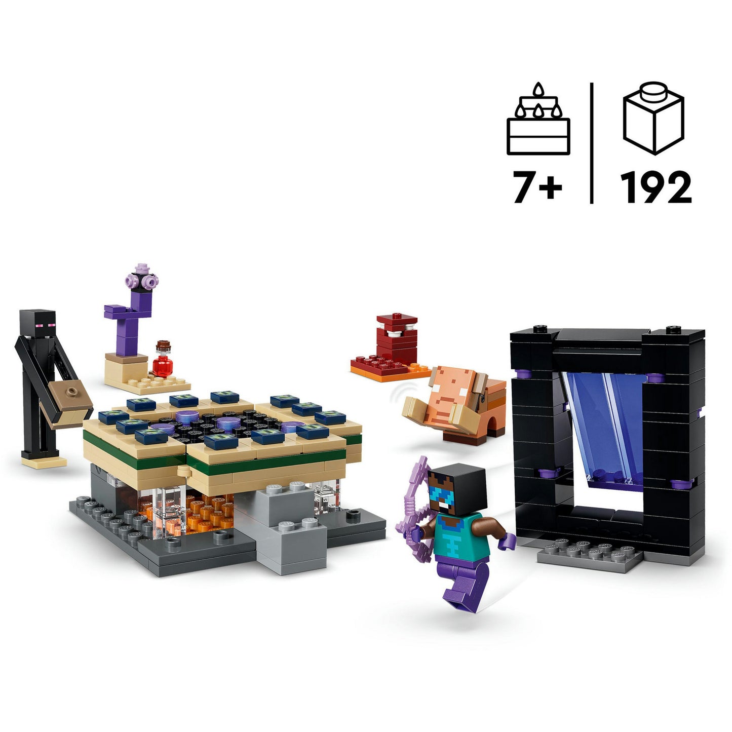 LEGO Minecraft Jornada em Nether e Portal do End 21584
