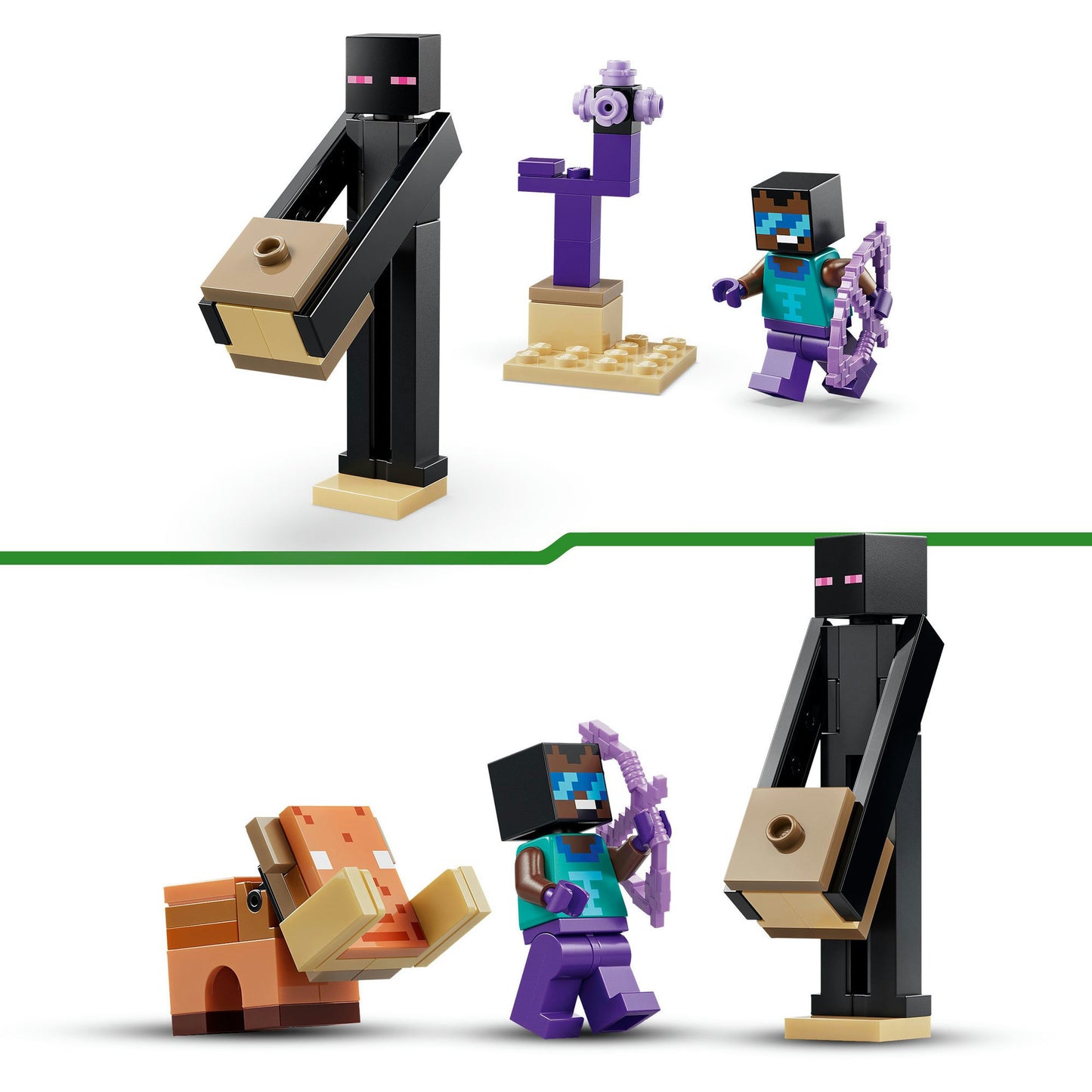 LEGO Minecraft Jornada em Nether e Portal do End 21584