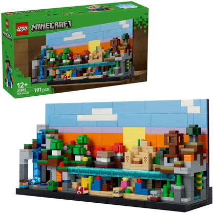 LEGO Minecraft Minibiomas 21589 797 Peças