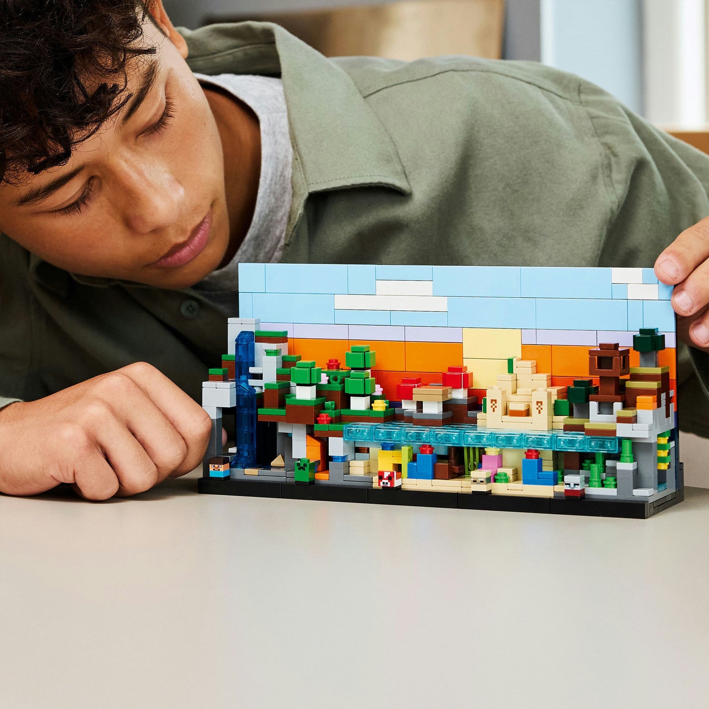 LEGO Minecraft Minibiomas 21589 797 Peças